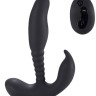 Черный стимулятор простаты Remote Control Anal Pleasure Vibrating Prostate Stimulator - 13,5 см.