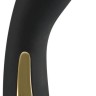 Черный вибромассажёр Luminate Vibrator - 17 см.