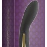Черный вибромассажёр Luminate Vibrator - 17 см.