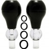 Набор для стимуляции груди Nipple Pump 10 Pieces: 2 помпы и 8 колечек