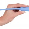 Голубой вибратор для уретры Dilator Vibe - 19 см.