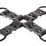 Черная крестообразная связка Bondage Hogtie