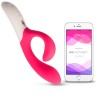 Розовый вибромассажёр с клиторальным отростком We Vibe Nova Pink - 21,5 см.