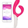 Розовый вибромассажёр с клиторальным отростком We Vibe Nova Pink - 21,5 см.