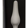 Серая анальная пробка Slim Anal Plug XL - 15,5 см.