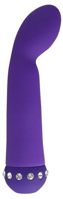 Фиолетовый вибратор BLISS "G" VIBE - 14,2 см.