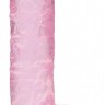 Розовый фаллоимитатор Realrock Crystal Clear 8 inch - 21 см.
