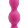 Розовый анальный вибростимулятор Anal Beads L - 21,5 см.