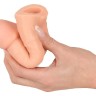 Телесная насадка-реалистик Extension Sleeve - 15,5 см.
