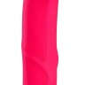 Ярко-розовый реалистичный фаллоимитатор The Boss Dildo - 18 см.