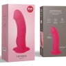 Ярко-розовый реалистичный фаллоимитатор The Boss Dildo - 18 см.