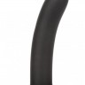 Черный анальный стимулятор Silicone Smooth Probe - 15,25 см.