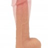 Телесный реалистичный вибратор-ротатор 8.5 Dual layered Silicone Rotating Nature Cock Anthony - 21,5 см.