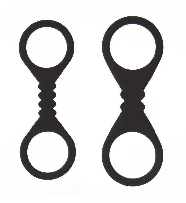 Комплект из наручников и оков из силикона Silicone Wrist and Ankle Cuffs