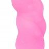 Розовый миниатюрный спиралевидный вибромассажер - 6,9 см.