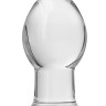 Стеклянная анальная пробка Crystal Small - 6,2 см.
