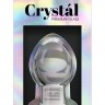 Стеклянная анальная пробка Crystal Small - 6,2 см.