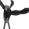 Черный страпон Rumpy-pumpy Strap-On - 15 см.