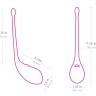 Умный розовый вибратор Lush Bullet Vibrator - 18 см.