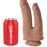 Анально-вагинальный фаллоимитатор-мулат Double Penetrator - 20,9 см.