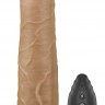 Телесный вибратор-ротатор 8.0 Dual Layered Platinum Silicone Rotator - 20,5 см.