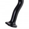 Черный стимулятор для пар P&G-Spot Dildo Size M - 18 см.