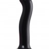 Черный стимулятор для пар P&G-Spot Dildo Size M - 18 см.