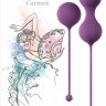 Набор фиолетовых вагинальных шариков Love Story Carmen