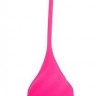 Ярко-розовые вагинальные шарики со смещенным центром тяжести
