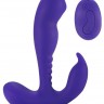 Фиолетовый стимулятор простаты Remote Control Prostate Stimulator with Rolling Ball - 13,3 см.