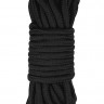 Черная веревка для шибари Bind Love Rope - 10 м.