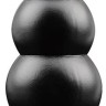 Черная анальная цепочка Large Anal Bead - 18,5 см.