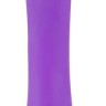 Фиолетовый сдвоенный вибратор Bendable Double Vibrator - 24,3 см.