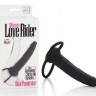 Насадка на пенис Silicone Love Rider Dual Penetrator для двойного проникновения - 14 см.