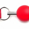 Кляп-шар на красных ремешках Solid Ball Gag