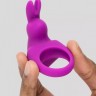 Фиолетовое эрекционное виброкольцо Happy Rabbit Cock Ring Kit