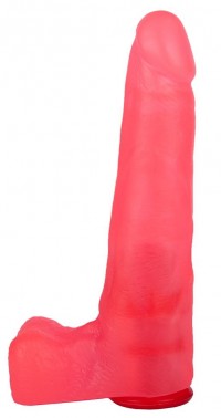 Розовая насадка-фаллос для трусиков Harness - 16,5 см.