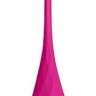 Розовый каплевидный вагинальный шарик со шнурочком